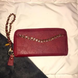 Maroon Leather Wallet